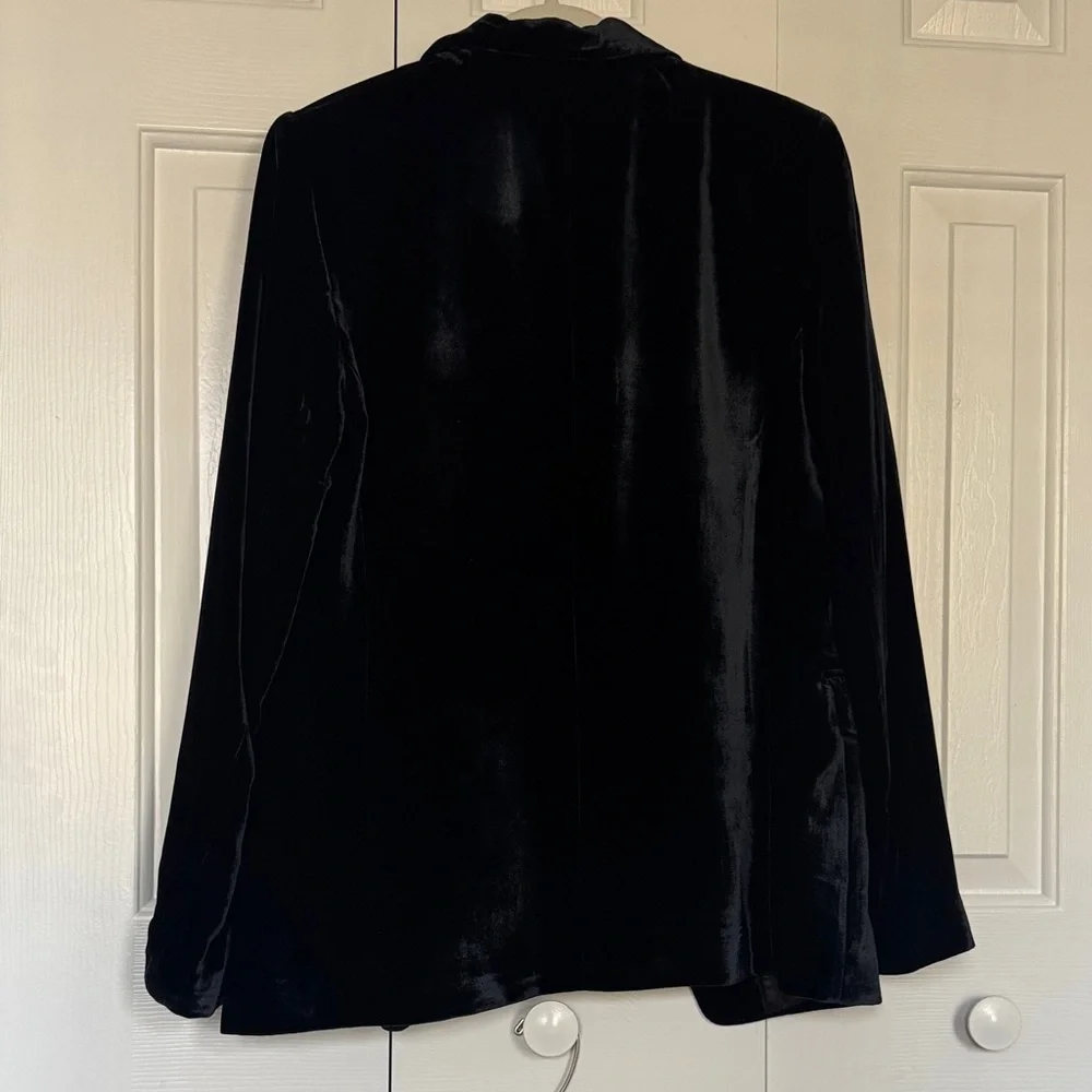 Banana Republic Velvet Women's Blazer - 8 - Picture 6 of 8